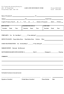 One Page Landlord Reference Form