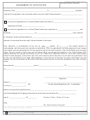 Assignment Of Application Form