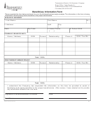 Beneficiary Information Form - Premier Life Insurance