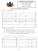 Fillable Telemarketing Registration Application Printable pdf
