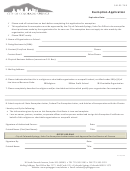Exemption Application Form - Colorado Springs
