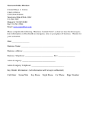 Business Contact Form - Newtown Police Division