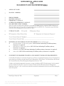 Supplemental Application Form For Hazardous Waste