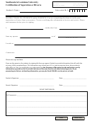 Certification Form Of Separation Or Divorce