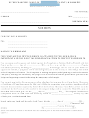 Rule 81 Summons-affidavits Form