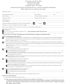 Application For Classification As A South Carolina Resident