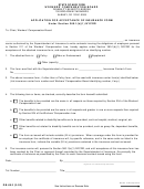 Form Db-850 - Application For Acceptance Of Insurance
