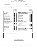 School Bus Daily Pre-trip Inspection Report Template