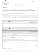 Non Taxable Income Worksheet Template