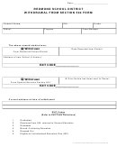 Withdrawal From Section 504 Form