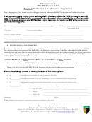 Notification And Confirmation Form Supplement - Yale Law School