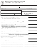 Form Sfn 24777 - Application For Senior Citizen Or Permanently And Totally Disabled Renter's Property Tax Refund - 2012