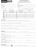 Home Health Agency Update Form Peoples Health