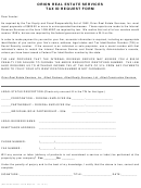 Tax Id Request Form Allied Orion Group