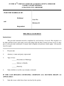 Pre-trial Statement - 16th Circuit Court Of Jackson County, Missouri