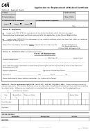 24067-407 Application For Replacement Of A Medical Certificate