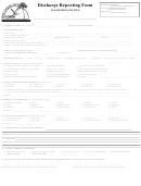 Discharge Reporting Form