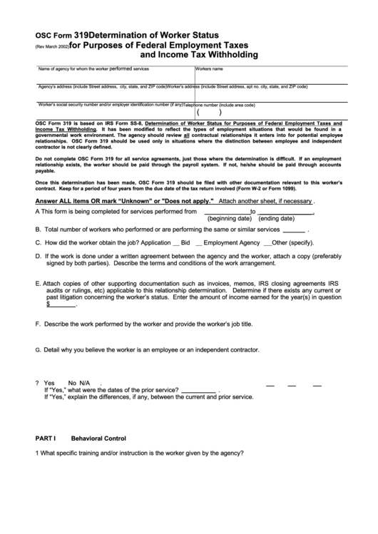 Form Ss 8 North Carolina Office Of The State Controller Printable pdf