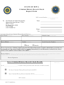 Form Dci-77 - Criminal History Record Check Request