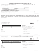Fillable Worksheet For Declaration Of Estimated Income Tax - 2014 Printable pdf