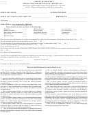 School Bus Drivers Application For Physicians Certificate