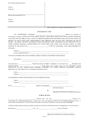 Mechanics Lien Form - California Printable pdf