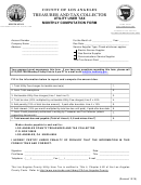 Utility User Tax Monthly Computation Form
