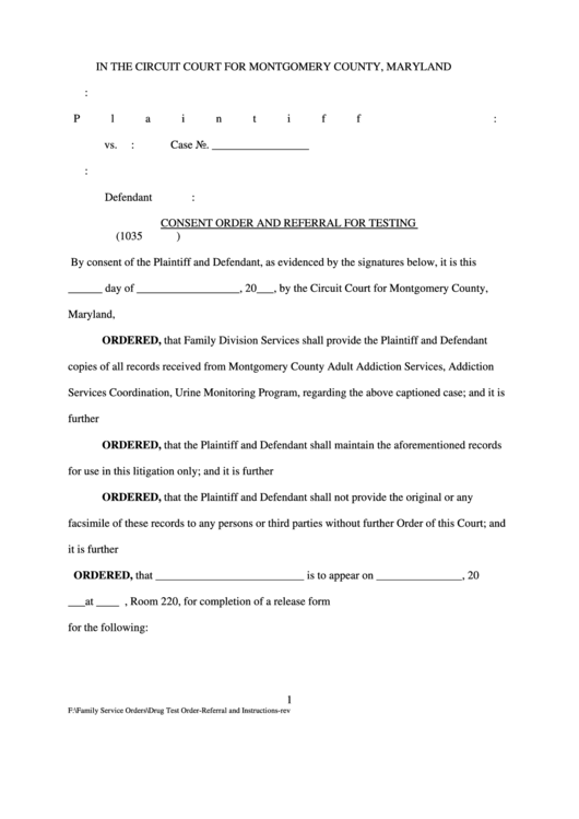 Consent Order And Referral For Testing (1035) Printable pdf