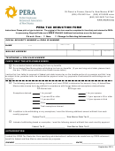 Fillable Pera Tax Deduction Form Fillable 2015 Printable pdf