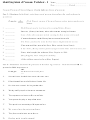 Identifying Kinds Of Pronouns Worksheet - Usp Theses Collection