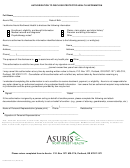 Form 4361 As - Authorization To Disclose Protected Health Information