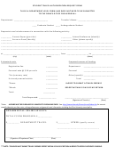 Student Travel Authorization Request Form