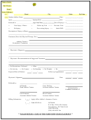 Athletic Accident Form