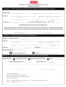 Pension Verification Request Form
