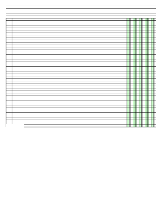 Blank Data Table Template Printable pdf