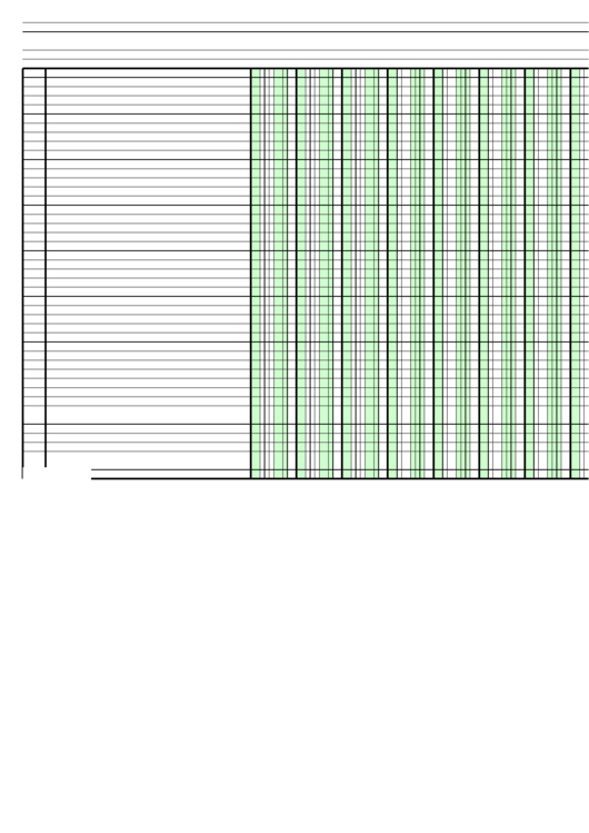 Blank Data Table Template 11 Columns Printable pdf