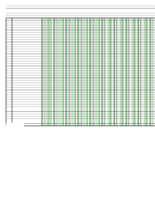 Blank Data Table Template 13 Columns Printable pdf