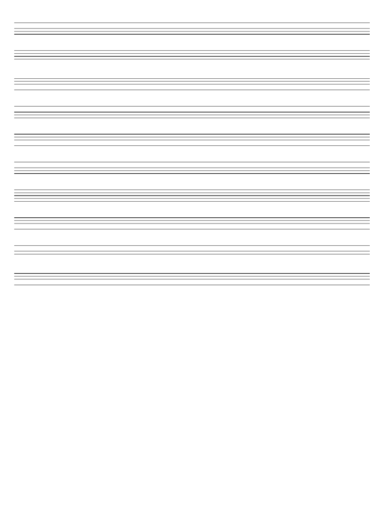 Blank Manuscript Paper Printable pdf