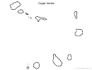 Cape Verde Outline Map