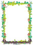Fairy Page Border Template