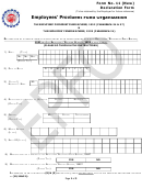 Employees Provident Fund Organization - Declaration Form