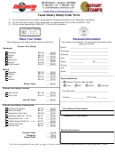 Texas Notary Stamp Order Form Place Your Stamp Connection