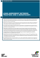 Loan Agreement Between Trustees And A Beneficiary