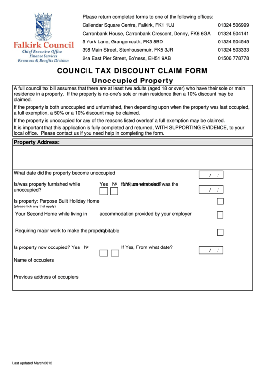 council-tax-exemption-claim-form-unoccupied-property-falkirk-council