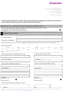 Beneficial Owner Declaration Of Status Form - Computershare