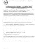Instructions For Submitting A Complaint Form