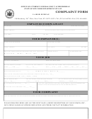 Complaint Form - New York State Attorney
