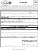 Form 303 - Spousal Waiver - 2016