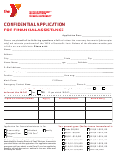 Confidential Application For Financial Assistance