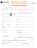 Selection Of School By Joint Custody Parents Form